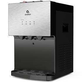 Avalon A12 bottleless water dispenser front view showing faucet and clean design for convenient hydration.
