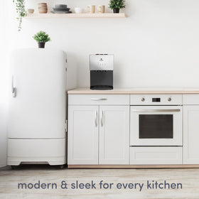 Avalon A12 bottleless system with nightlight supports easy night-time bottleless use even in dim kitchens.