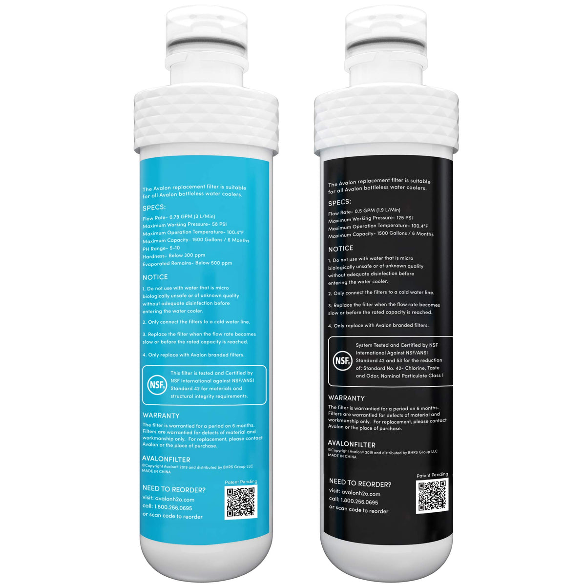NSF certified Avalon filter ensuring contaminant reduction in home water