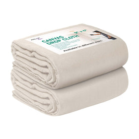 Avalon Home canvas drop cloth 9x6ft for full coverage protecting floors and furniture