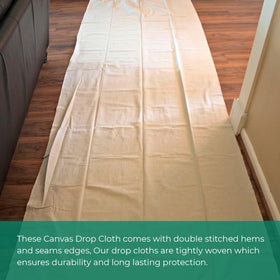 Avalon Home foldable drop cloth for compact storage between projects