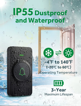 AVANTEK CB-21 offers up to 1000 ft range for reliable alerts.