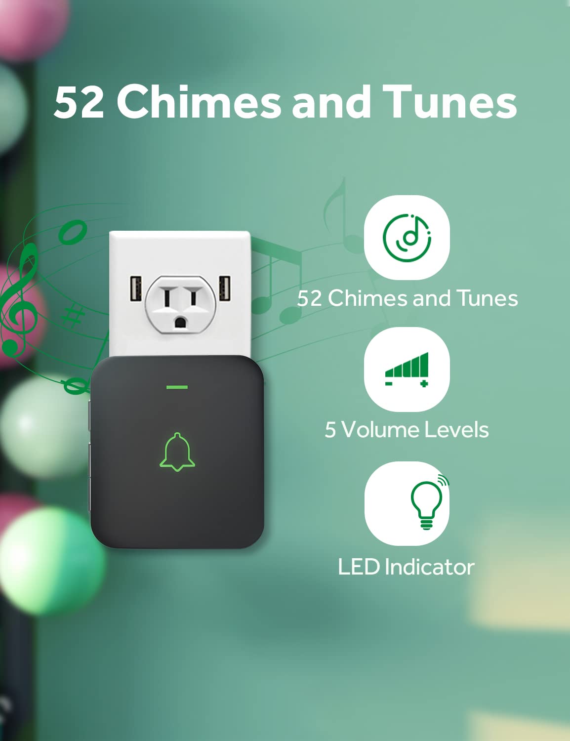 AVANTEK CB-21 includes two transmitters to boost doorbell options.