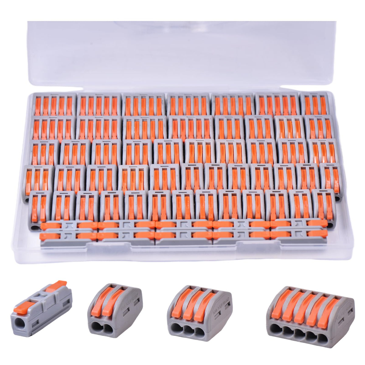 Avarbuvo lever wire connector quick splice demonstrates fast, tool-free wiring for efficient projects.