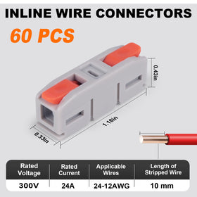 AVARBUVO mini push-in connector enabling tool-free wire insertion.