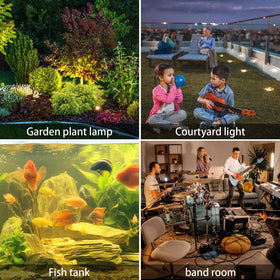 AVEKI dual-head LEDs auto-on/off with solar panel for energy-smart evenings.