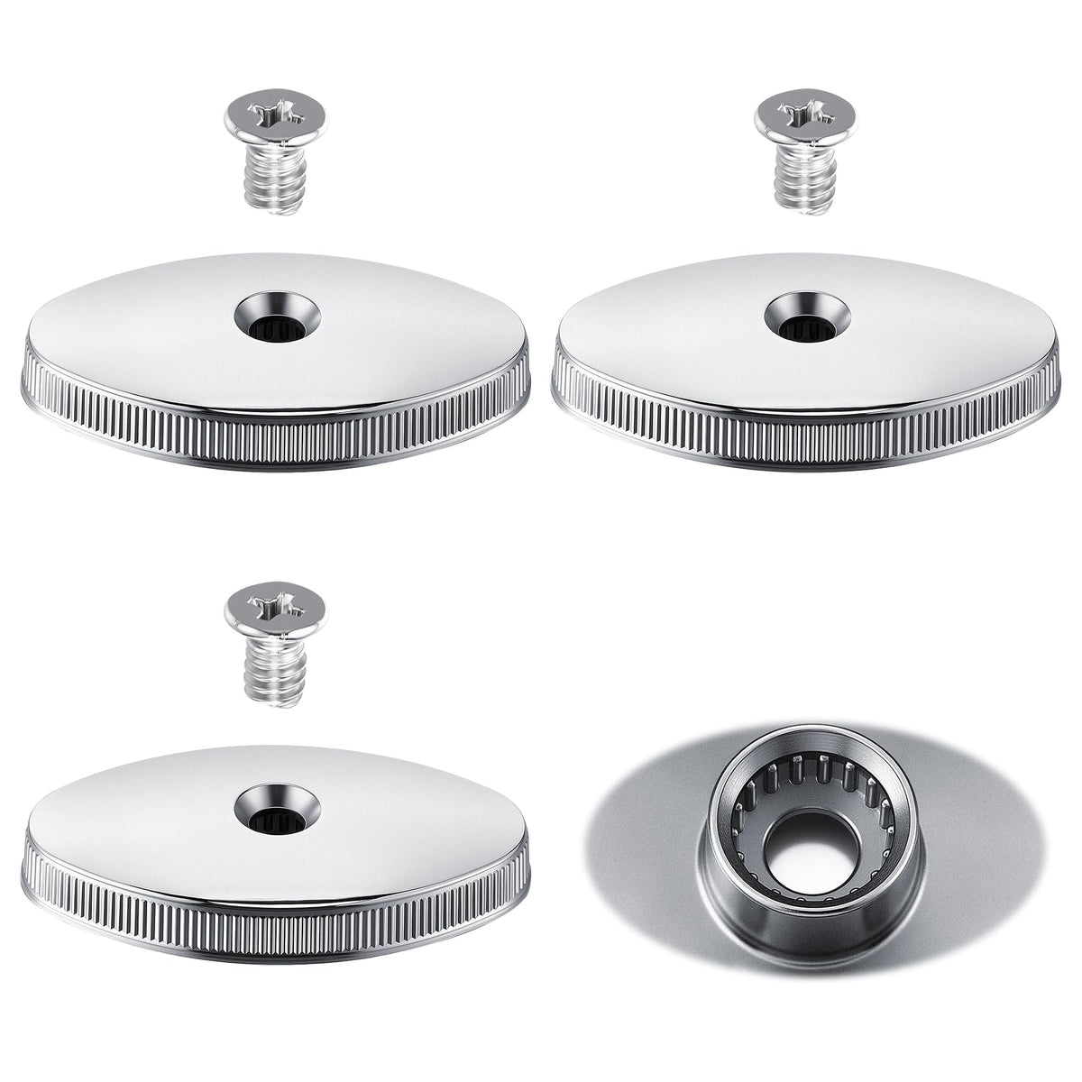 Avenuebool 3-pack 18-point toilet shut off valves ready for quick replacements