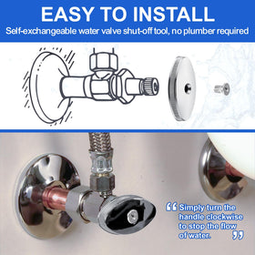 Avenuebool 90-degree shutoff design helps prevent leaks and overflows