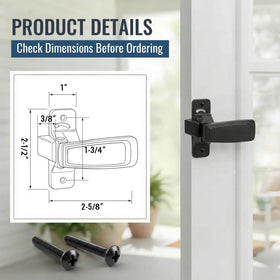 Avenuebool durable interior latch supports frequent opening and closing.