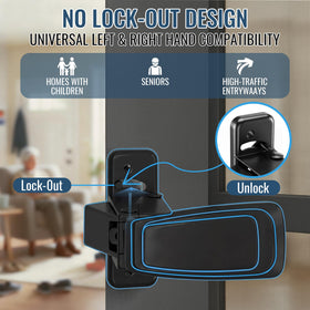 Avenuebool heavy-duty latch close-up demonstrates durability for frequent use.