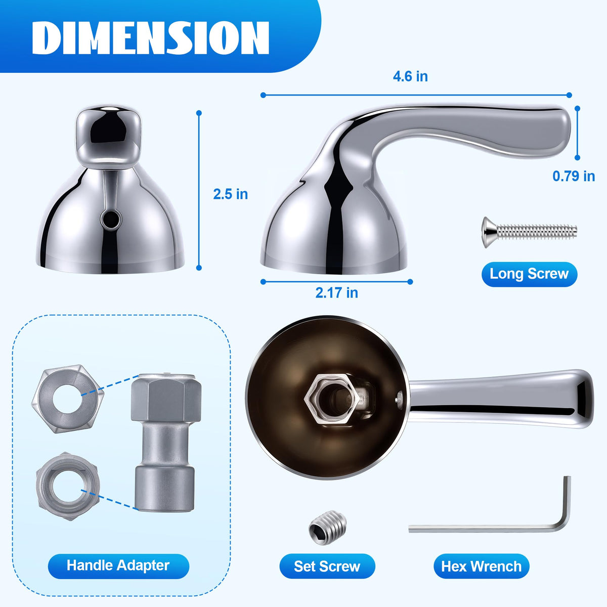 Avenuebool lever handle with Delta Foundation compatibility for easy updates.