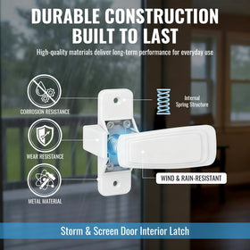 Avenuebool no lock-out design visual helps prevent accidental lockouts.