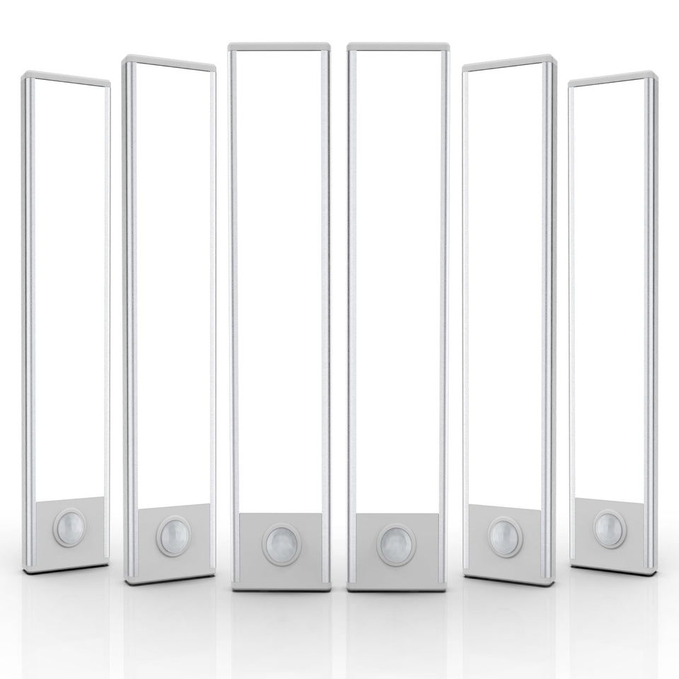 Aveva motion sensor under-cabinet lights illuminate dim spaces for hands-free use