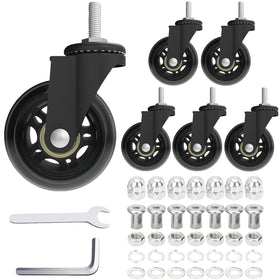 AVGGO creeper wheels 6-pack with assembly tools for quick setup and replacement