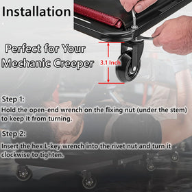 AVGGO multi-surface mobility works on hard floors and carpets for garage tasks