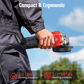 Avhrit angle grinder 13000 RPM speed display for efficient cutting.