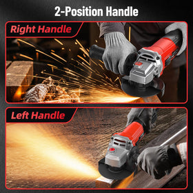 Avhrit angle grinder ventilation system helps cooler runs.