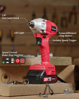 Safe tightening with AVID POWER 20V brushless impact driver in action