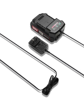 AVID POWER 20V charger with battery not included reminder