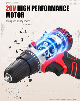 AVID POWER 20V MAX drill kit charger ensures tool readiness