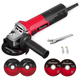 AVID POWER angle grinder with cutting wheel attached for metal cutting tasks