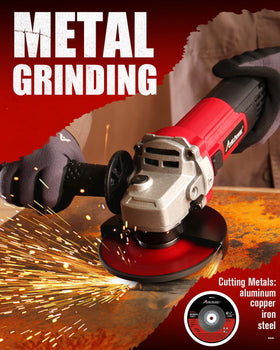 AVID POWER angle grinder with 7/8 inch arbor and universal compatibility