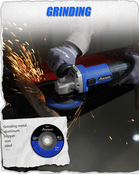 AVID POWER angle grinder auxiliary handle improves control during tasks