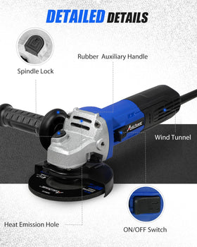 AVID POWER angle grinder compact lightweight design for overhead work