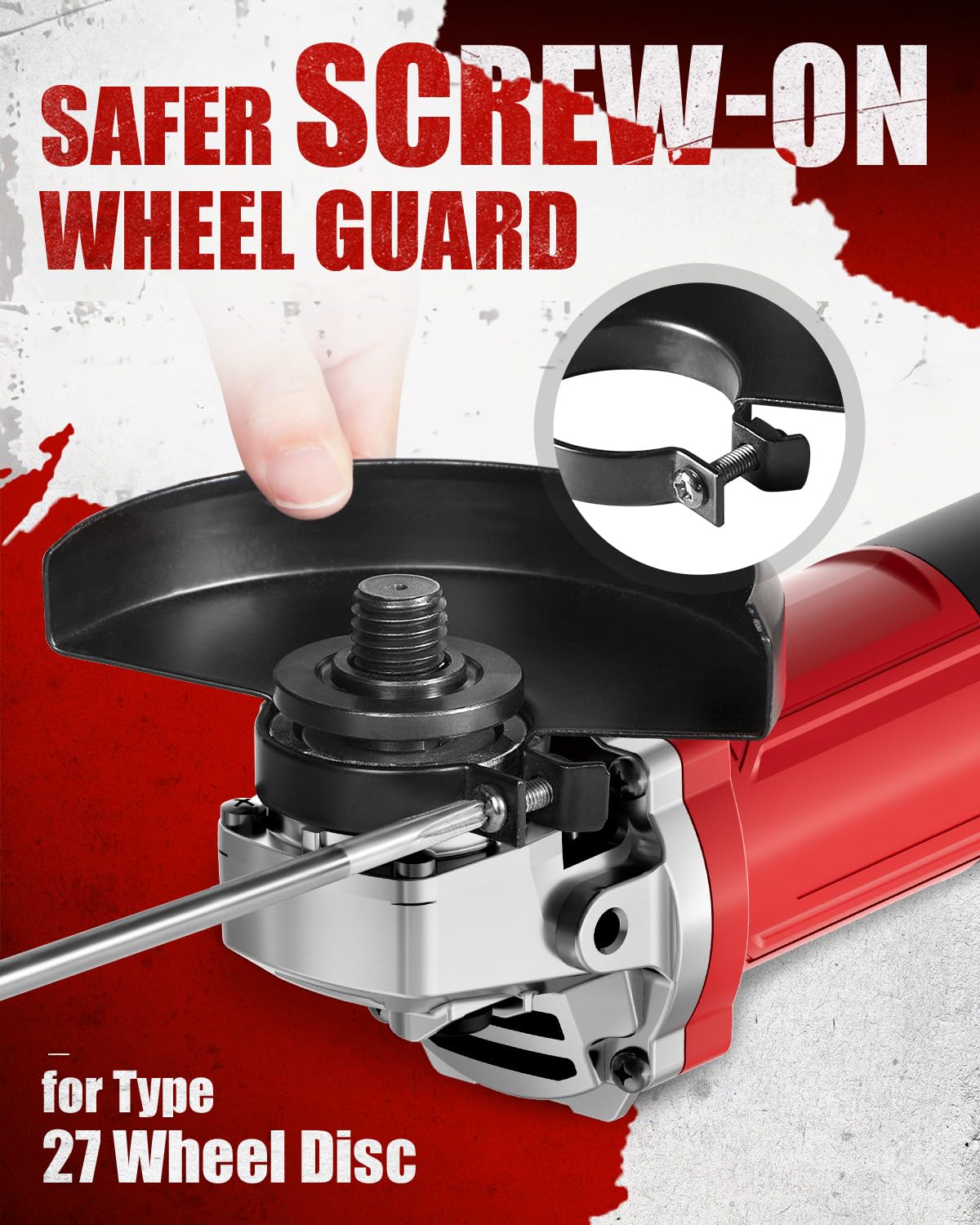 AVID POWER grinder includes two cutting wheels and two grinding wheels