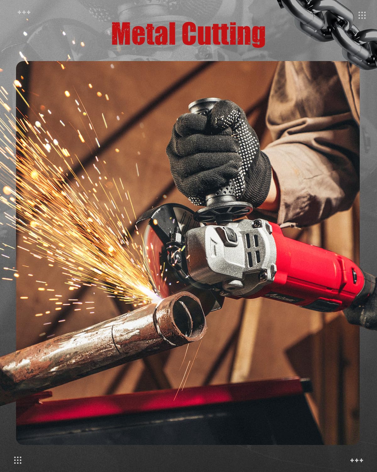 Package includes two cutting wheels and two grinding wheels for AVID POWER grinder