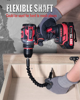 AVID POWER brushless drill compact design suits one-handed operation in tight spots