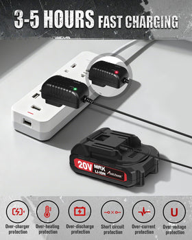 AVID POWER brushless drill durable build withstands jobsite conditions for professionals and DIYers