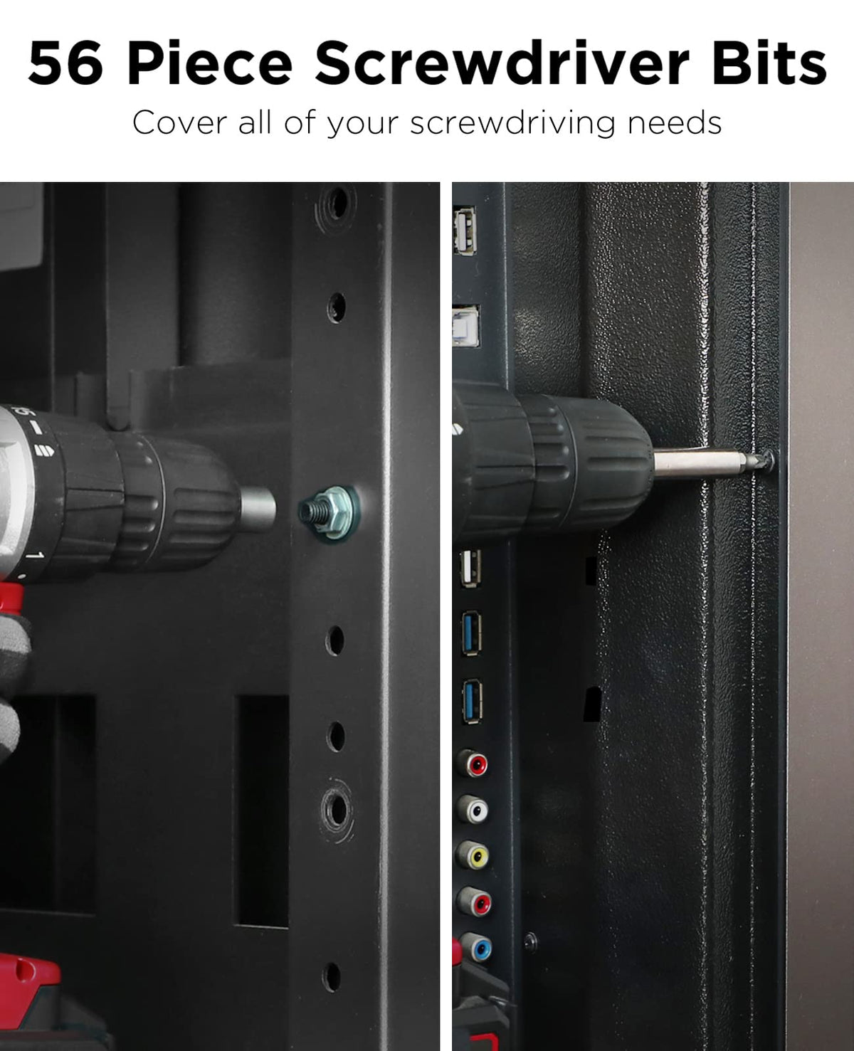 AVID POWER countersink and nut driver add finishing touches and versatile fasteners.