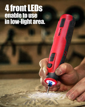 AVID POWER ergonomic rubber-handle design provides comfortable grip during extended sessions