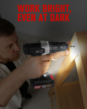 AVID POWER ergonomic rubberized grip reduces hand fatigue during use.
