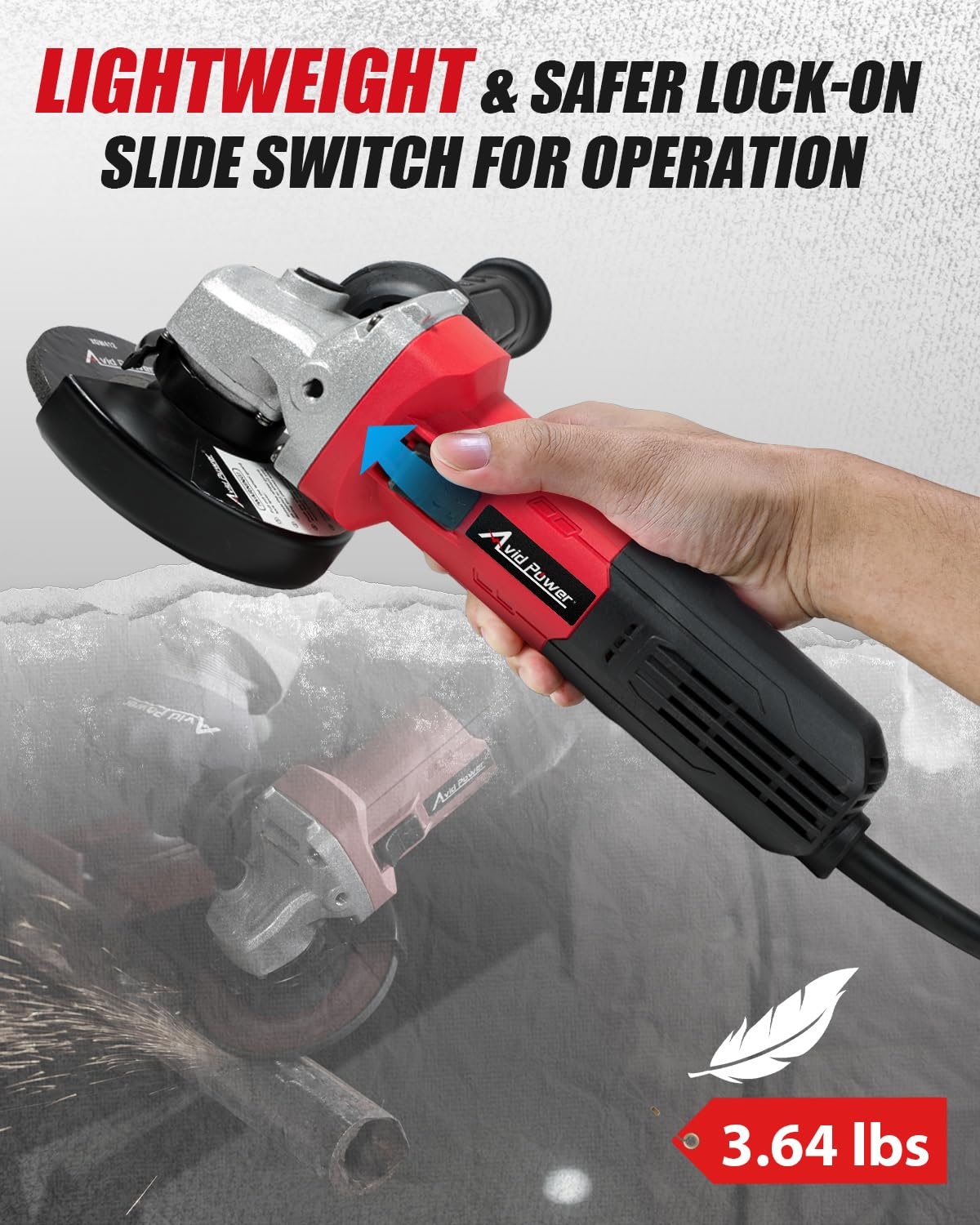 AVID POWER flap disc attachment expands finishing options.