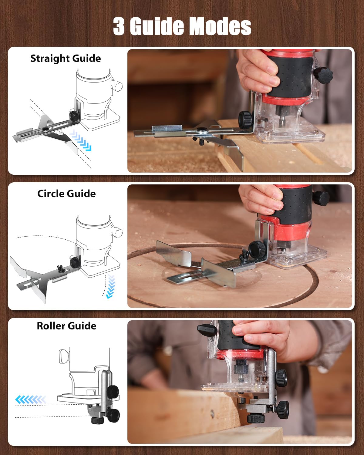 AVID POWER straight guide aids precise line routing