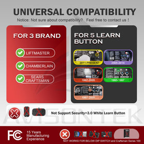 Avisontek 2 remote, back view, slim profile for comfortable grip.