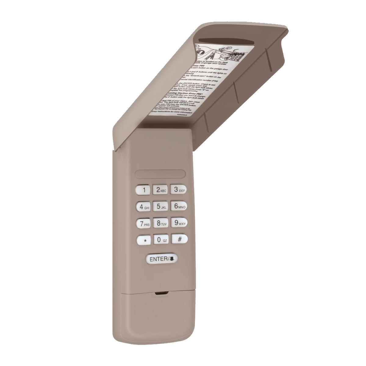Avisontek 877Max keypad front view with backlit keys for easy nighttime entry.
