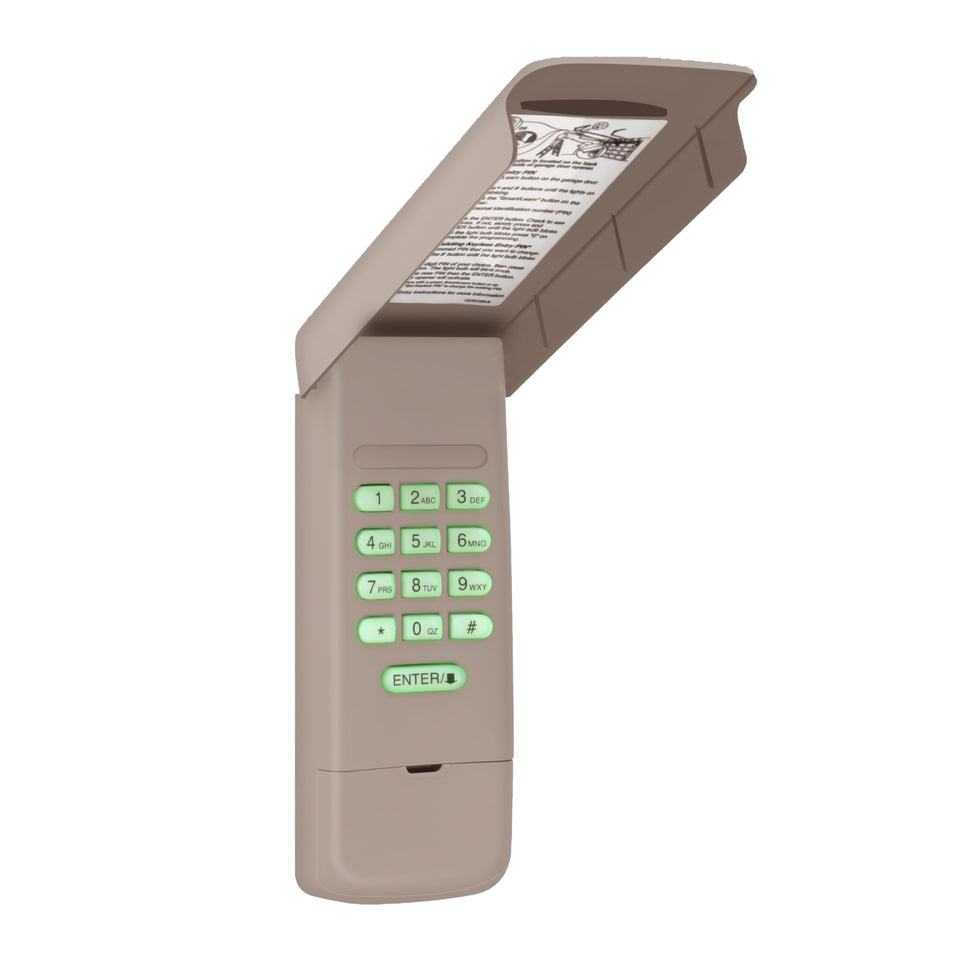 Avisontek 878Max keypad front view for easy wireless garage entry.
