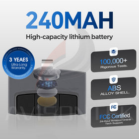 Pre installed CR2032 battery in Avisontek remote for instant use