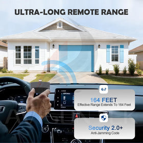 Visor clip included for hands free mounting with Avisontek remote