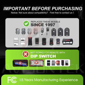 Avisontek Genie remote battery detail highlighting 240mAh high-capacity cell for longer use.