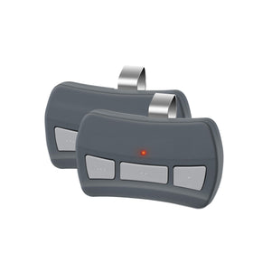 Avisontek Genie remote front view showing compact design for easy car visor storage.