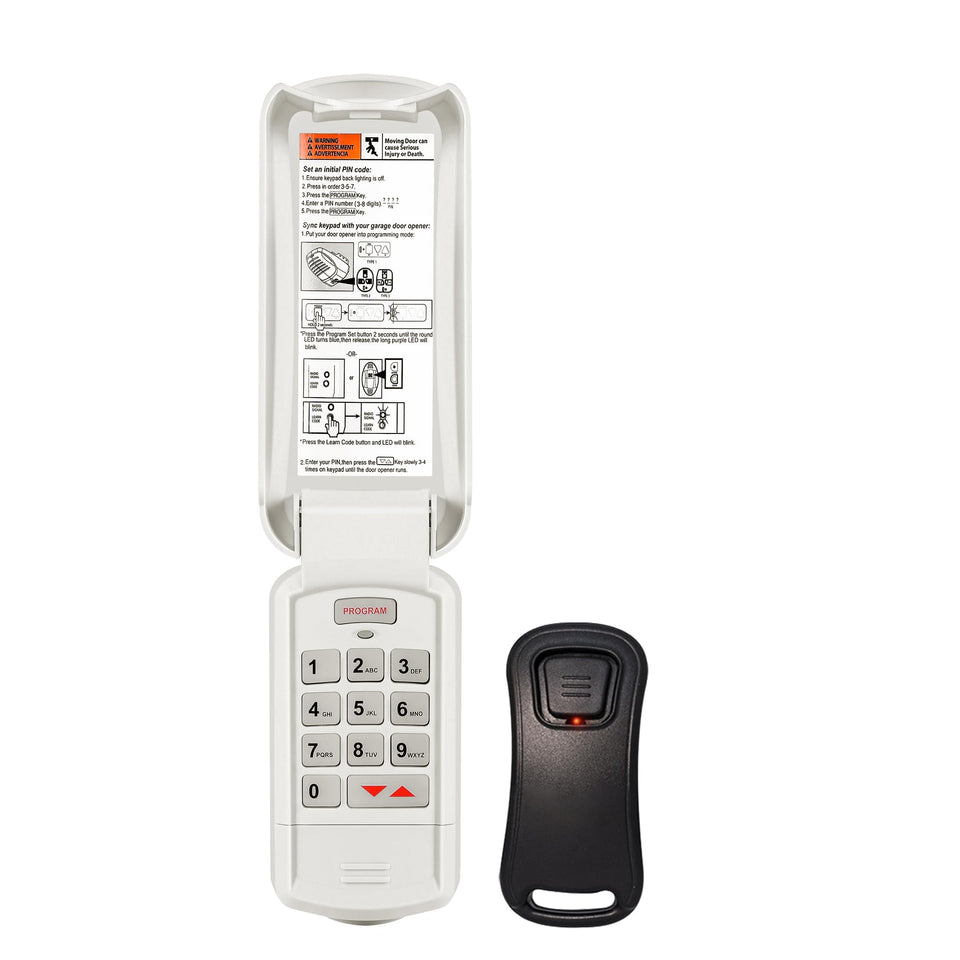 Avisontek GK-R G1T-BX keypad front view for quick wireless garage entry.