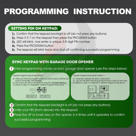 Avisontek GK-R G3T-R keypad compatible with multiple GK models.