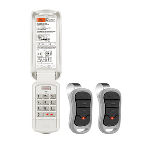 Avisontek GK-R G3T-R keypad during wireless installation for tool-free setup.
