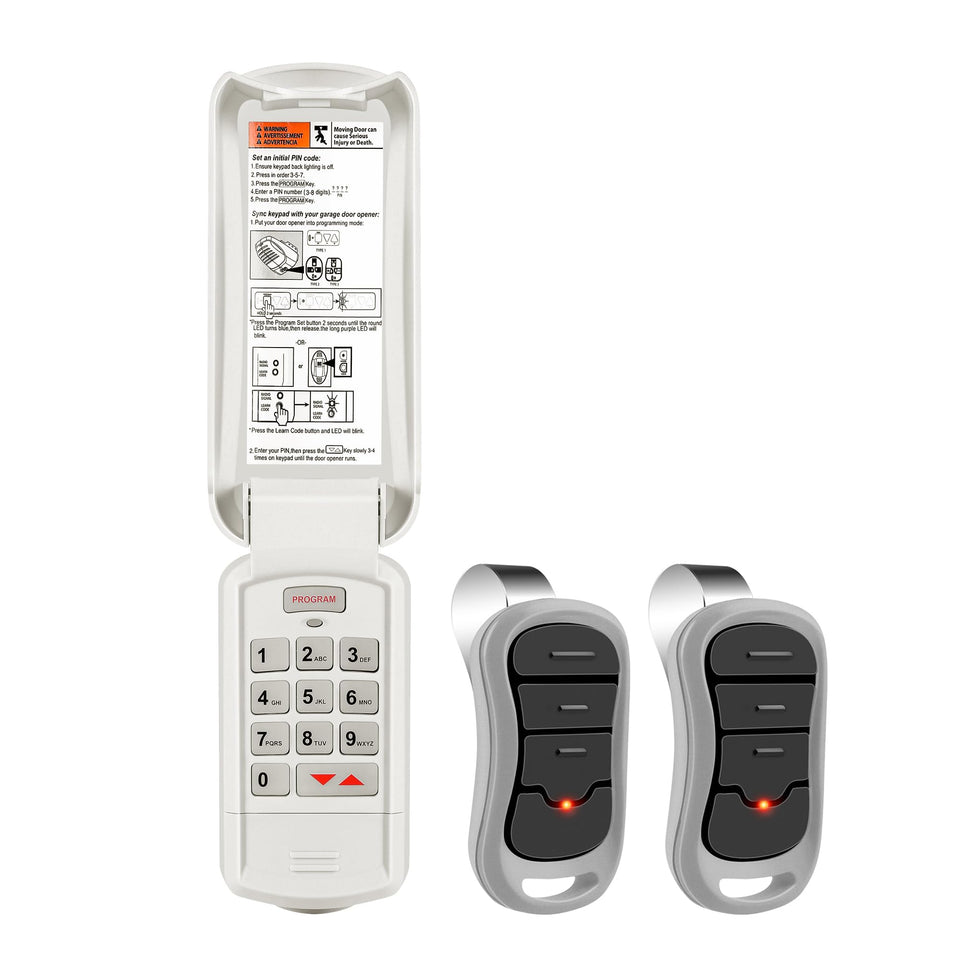 Avisontek GK-R G3T-R keypad during wireless installation for tool-free setup.