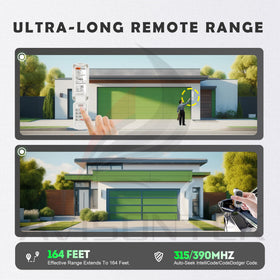 Avisontek GK-R G3T-R keypad offering a one-time PIN for guest access.