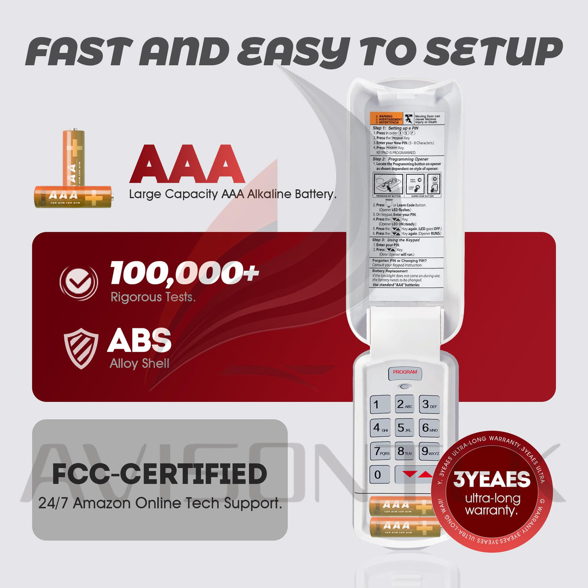 Avisontek GK-R installation showing wireless DIY setup